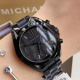  Shop Authentic Michael Kors Bradshaw Chronograph Black Dial Black Steel Strap Watch For Women - MK6058 - Luxxuri
