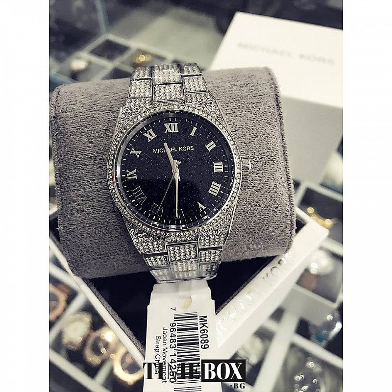  Shop Authentic Michael Kors Channing Diamonds Black Dial Silver Steel Strap Watch for Women - MK6089 - Luxxuri