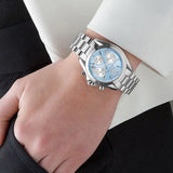  Shop Authentic Michael Kors Bradshaw Chronograph Blue Dial Silver Steel Strap Watch For Women - MK6098 - Luxxuri