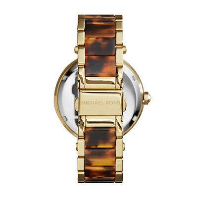  Shop Authentic Michael Kors Parker Chronograph Gold Dial Two Tone Steel Strap Watch for Women - MK6109 - Luxxuri