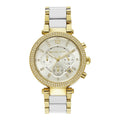  Shop Authentic Michael Kors Parker White Dial Two Tone Steel Strap Watch for Women - MK6119 - Luxxuri