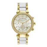  Shop Authentic Michael Kors Parker White Dial Two Tone Steel Strap Watch for Women - MK6119 - Luxxuri