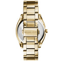  Shop Authentic Michael Kors Byrn Quartz Gold Dial Gold Steel Strap Watch For Women - MK6134 - Luxxuri