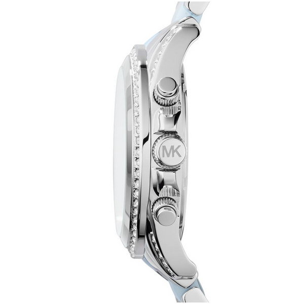  Shop Authentic Michael Kors Blair Silver Dial Two Tone Steel Strap Watch for Women - MK6137 - Luxxuri