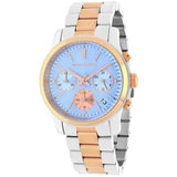  Shop Authentic Michael Kors Runway Chronograph Blue Dial Two Tone Steel Strap Watch For Women - MK6166 - Luxxuri