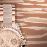  Shop Authentic Michael Kors Blair Rose Gold Dial Two Tone Steel Strap Watch for Women - MK6175 - Luxxuri