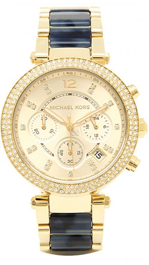  Shop Authentic Michael Kors Parker Gold Dial Two Tone Steel Strap Watch for Women - MK6238 - Luxxuri