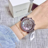  Shop Authentic Michael Kors Parker Chronograph Grey Dial Grey Steel Strap Watch For Women - MK6265 - Luxxuri