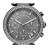  Shop Authentic Michael Kors Parker Chronograph Grey Dial Grey Steel Strap Watch For Women - MK6265 - Luxxuri