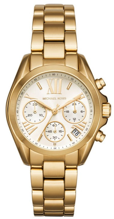  Shop Authentic Michael Kors Lexington Quartz Gold Dial Gold Steel Strap Watch For Women - MK6267 - Luxxuri