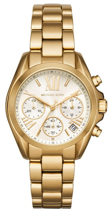  Shop Authentic Michael Kors Lexington Quartz Gold Dial Gold Steel Strap Watch For Women - MK6267 - Luxxuri