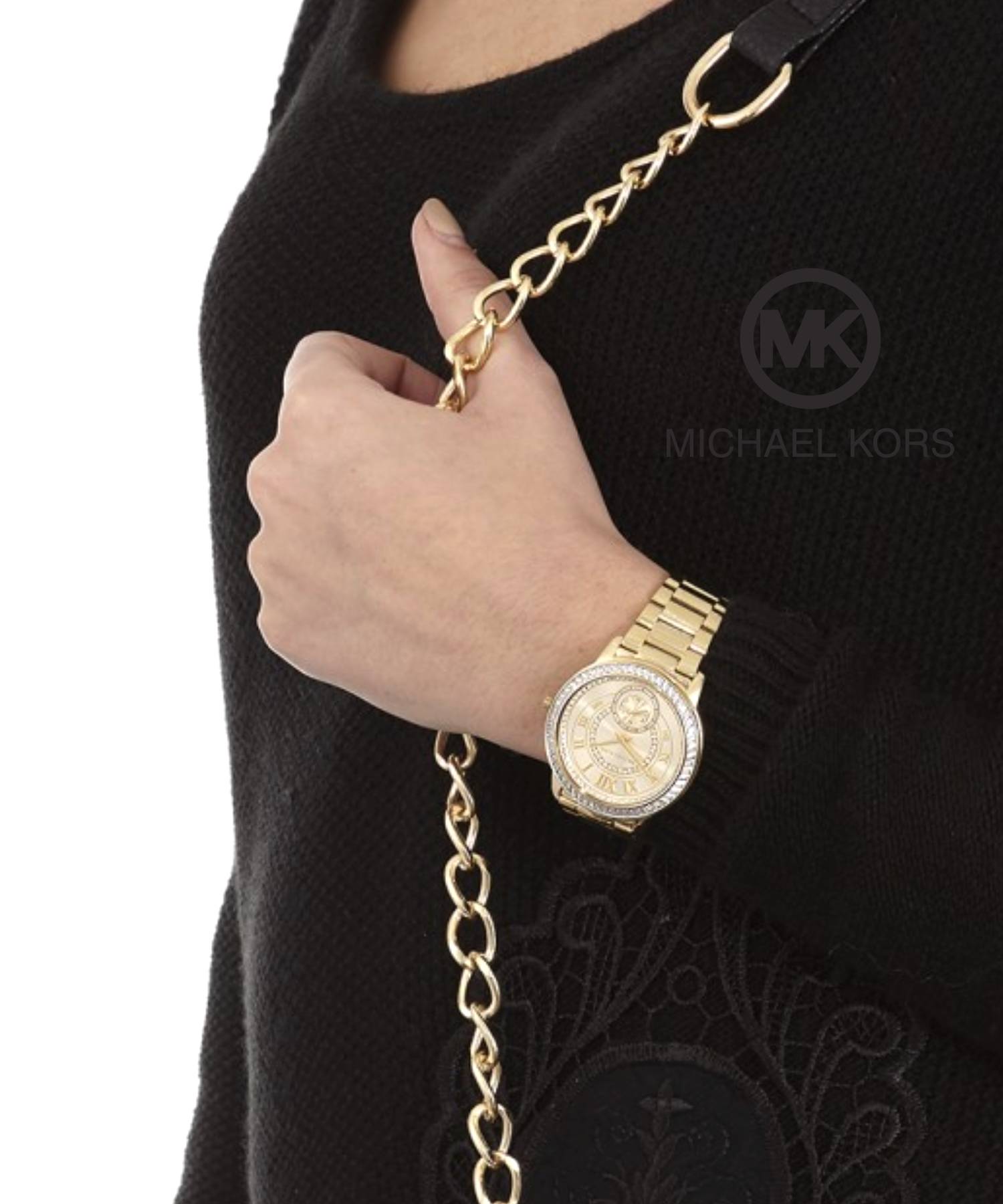  Shop Authentic Michael Kors Madelyn Quartz Gold Dial Gold Steel Strap Watch For Women - MK6287 - Luxxuri