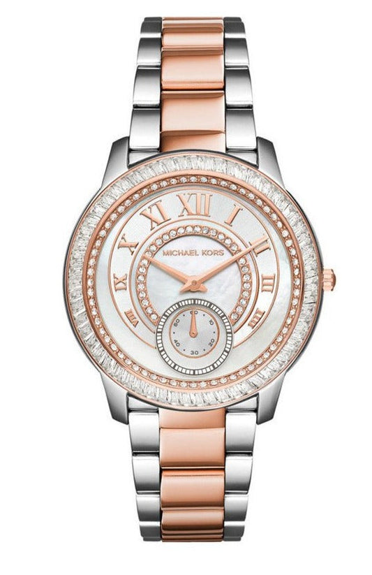  Shop Authentic Michael Kors Madelyn Silver Dial Two Tone Steel Strap Watch for Women - MK6288 - Luxxuri