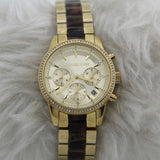  Shop Authentic Michael Kors Ritz Gold Dial Two Tone Steel Strap Watch for Women - MK6322 - Luxxuri