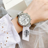  Shop Authentic Michael Kors Parker Chronograph Silver Dial Silver Steel Strap Watch For Women - MK6354 - Luxxuri