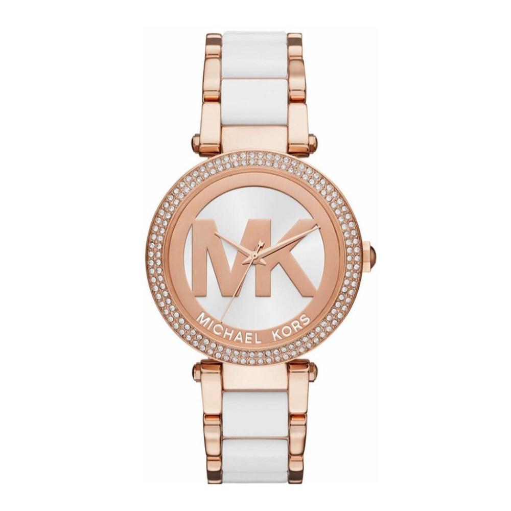  Shop Authentic Michael Kors Parker White Dial Two Tone Steel Strap Watch for Women - MK6365 - Luxxuri