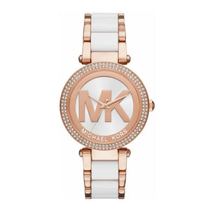  Shop Authentic Michael Kors Parker White Dial Two Tone Steel Strap Watch for Women - MK6365 - Luxxuri