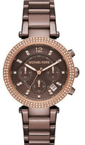  Shop Authentic Michael Kors Parker Analog Quartz Brown Dial Brown Steel Strap Watch For Women - MK6378 - Luxxuri
