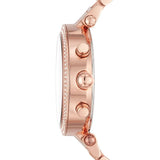  Shop Authentic Michael Kors Parker Chronograph Purple Dial Rose Gold Steel Strap Watch For Women - MK6417 - Luxxuri