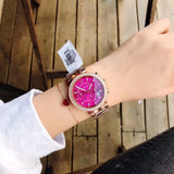  Shop Authentic Michael Kors Parker Chronograph Purple Dial Rose Gold Steel Strap Watch For Women - MK6417 - Luxxuri