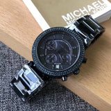  Shop Authentic Michael Kors Parker Chronograph Blue Dial Blue Steel Strap Watch For Women - MK6418 - Luxxuri