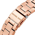  Shop Authentic Michael Kors Ritz Chronograph Rose Gold Dial Rose Gold Steel Strap Watch For Women - MK6485 - Luxxuri