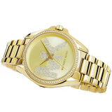  Shop Authentic Michael Kors Bradshaw Quartz Gold Dial Gold Steel Strap Watch For Women - MK6555 - Luxxuri