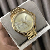  Shop Authentic Michael Kors Bradshaw Quartz Gold Dial Gold Steel Strap Watch For Women - MK6555 - Luxxuri