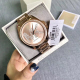 Shop Authentic Michael Kors Bradshaw Quartz Rose Gold Dial Rose Gold Steel Strap Watch For Women - MK6556 - Luxxuri