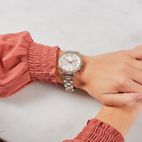  Shop Authentic Michael Kors Sofie Chronograph Quartz White Dial Two Tone Steel Strap Watch For Women - MK6558 - Luxxuri