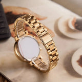  Shop Authentic Michael Kors Sofie Chronograph Quartz Gold Dial Gold Steel Strap Watch For Women - MK6559 - Luxxuri