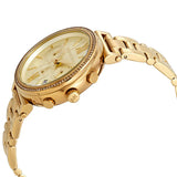  Shop Authentic Michael Kors Sofie Chronograph Quartz Gold Dial Gold Steel Strap Watch For Women - MK6559 - Luxxuri