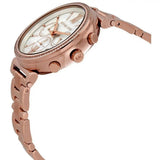  Shop Authentic Michael Kors Sofie Chronograph Mother of Pearl White Dial Rose Gold Steel Strap Watch For Women - MK6576 - Luxxuri