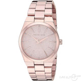  Shop Authentic Michael Kors Channing Quartz Rose Gold Dial Rose Gold Steel Strap Watch For Women - MK6624 - Luxxuri
