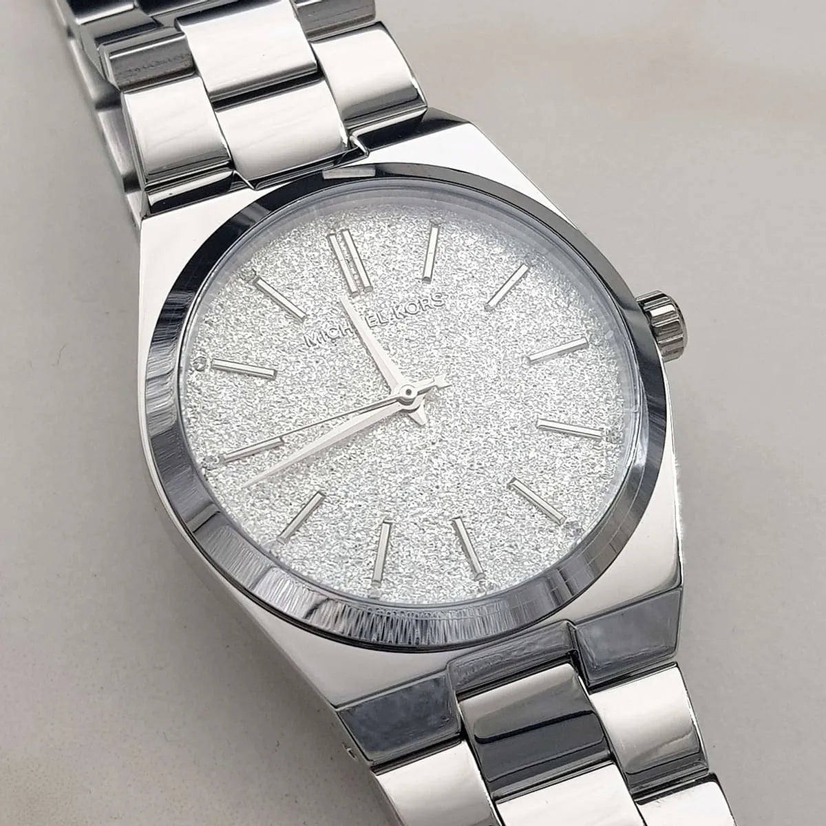  Shop Authentic Michael Kors Channing Three Hand Silver Dial Silver Steel Strap Watch For Women - MK6626 - Luxxuri
