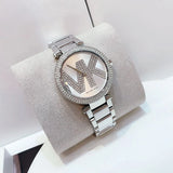  Shop Authentic Michael Kors Parker Quartz Silver Dial Silver Steel Strap Watch For Women - MK6658 - Luxxuri