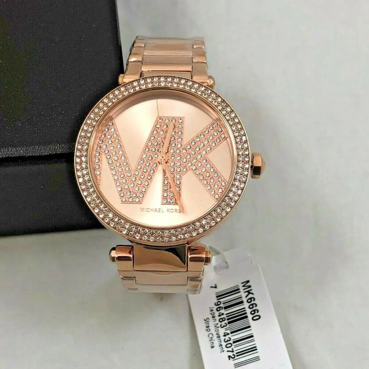  Shop Authentic Michael Kors Parker Quartz Rose Gold Dial Rose Gold Steel Strap Watch For Women - MK6660 - Luxxuri