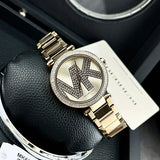  Shop Authentic Michael Kors Parker Quartz Rose Gold Dial Rose Gold Steel Strap Watch For Women - MK6660 - Luxxuri