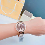  Shop Authentic Michael Kors Parker Quartz Rose Gold Dial Rose Gold Steel Strap Watch For Women - MK6660 - Luxxuri