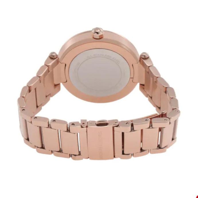  Shop Authentic Michael Kors Parker Quartz Rose Gold Dial Rose Gold Steel Strap Watch For Women - MK6660 - Luxxuri