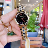  Shop Authentic Michael Kors Runway Mercer Quartz Black Dial Two Tone Steel Strap Watch For Women - MK6672 - Luxxuri