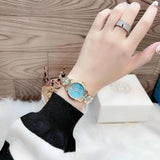  Shop Authentic Michael Kors Petite Runway Mercer Blue Dial Gold Steel Strap Watch For Women - MK6673 - Luxxuri