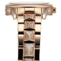 Michael Kors Runway Mercer Mother of Pearl White Dial Two Tone Steel Strap Watch For Women - MK6674
