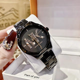  Shop Authentic Michael Kors Runway Quartz Black Dial Black Steel Strap Watch For Women - MK6683 - Luxxuri