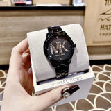  Shop Authentic Michael Kors Runway Quartz Black Dial Black Steel Strap Watch For Women - MK6683 - Luxxuri