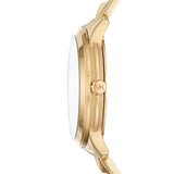  Shop Authentic Michael Kors Runway Mercer Crystals Gold Dial Gold Steel Strap Watch For Women - MK6714 - Luxxuri
