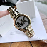  Shop Authentic Michael Kors Runway Mercer Crystals Gold Dial Gold Steel Strap Watch For Women - MK6714 - Luxxuri
