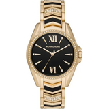  Shop Authentic Michael Kors Whitney Quartz Black Dial Two Tone Steel Strap  Watch For Women - MK6743 - Luxxuri