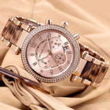  Shop Authentic Michael Kors Parker Chronograph Rose Gold Dial Two Tone Steel Strap Watch For Women - MK6832 - Luxxuri