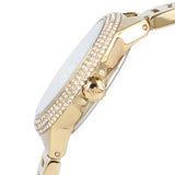  Shop Authentic Michael Kors Mini Camille Chronograph White Dial Rose Gold Steel Strap Watch For Women - MK6844 - Luxxuri